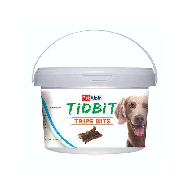 غذای تشویقی سگ تیدبیت مدل TRIPE BITS وزن 180 گرم