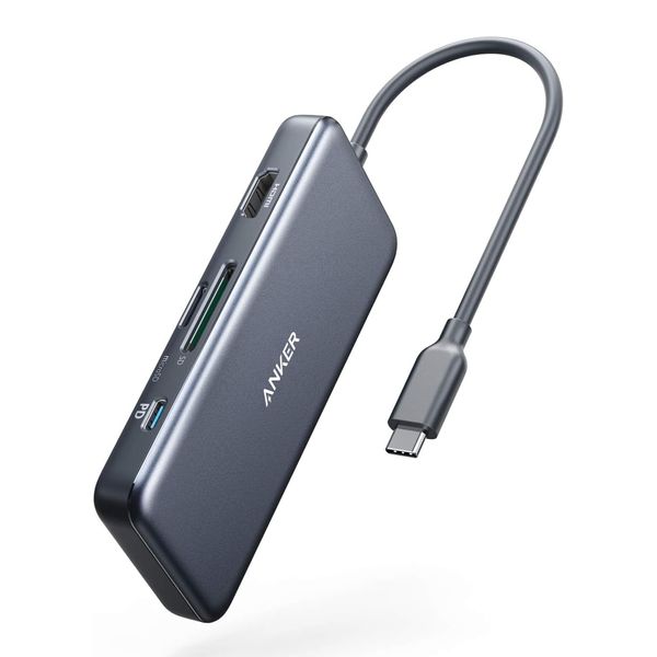هاب 7 پورت USB-C انکر مدل PowerExpand Plus 7 in 1 4K 