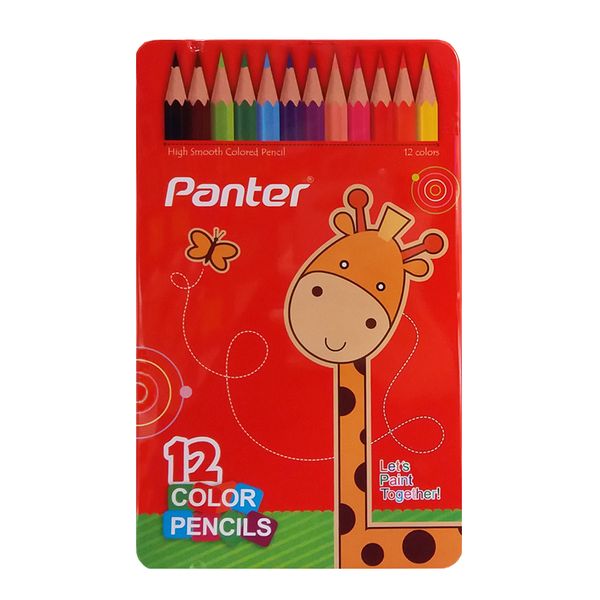 مداد رنگی 12 رنگ پنتر مدل IR کد 143218