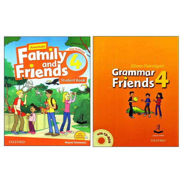کتاب Family And Friends 4 اثر Naomi Simmons And Eileen Flannigan انتشارات آرماندیس دو جلدی