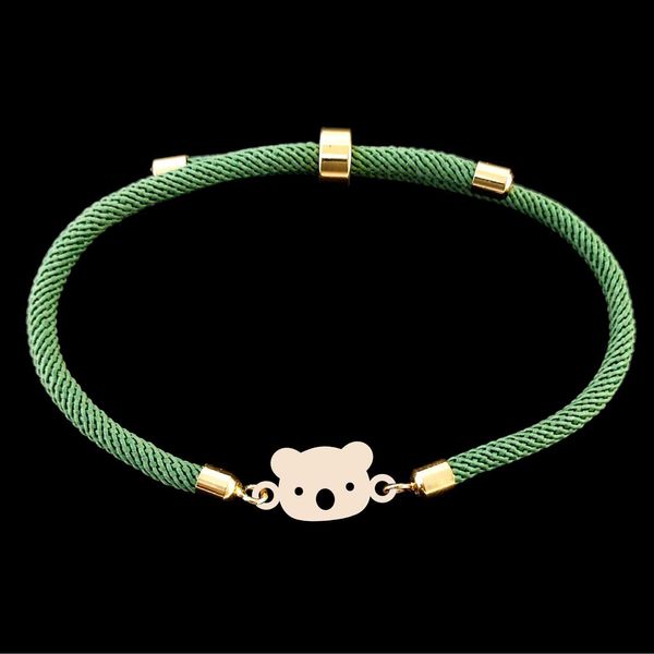 دستبند طلا 18 عیار زنانه لیردا مدل تدی