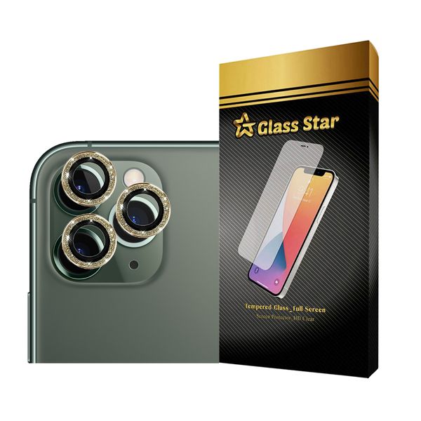 محافظ لنز دوربین گلس استار مدل AKLILLENS مناسب برای گوشی موبایل اپل iPhone 12 Pro / 11 Pro Max / 11 Pro