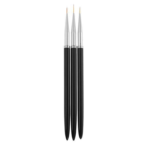 قلم موی طراحی ناخن مدل BT-000 مجموعه 3 عددی