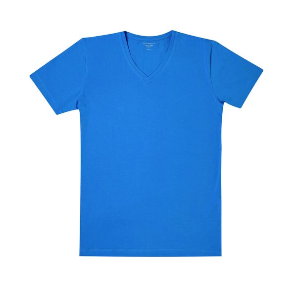 تی شرت آستین کوتاه مردانه هومنیتی مدل WYMTSPER-BLU 