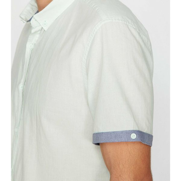 پیراهن آستین کوتاه مردانه کوتون مدل 8YAM61081BW-660