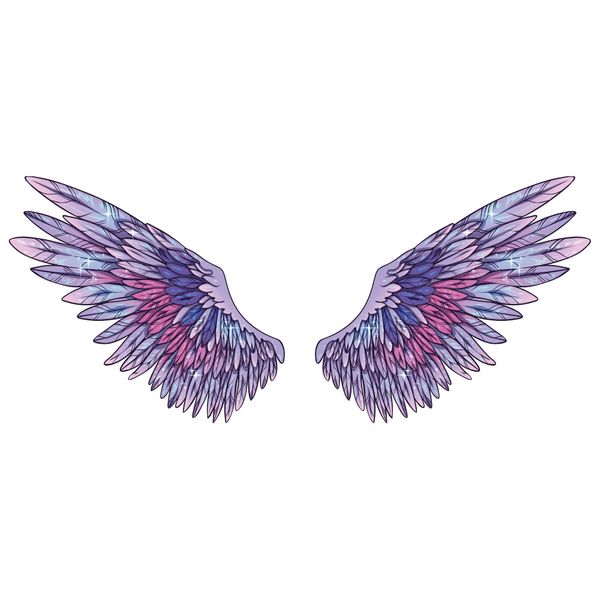 استیکر گراسیپا مدل بال فرشته رنگی