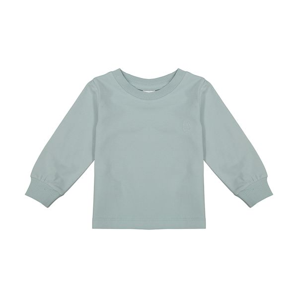 تی شرت آستین بلند نوزادی جی بی جو مدل بیسیک کد 654 رنگ آبی