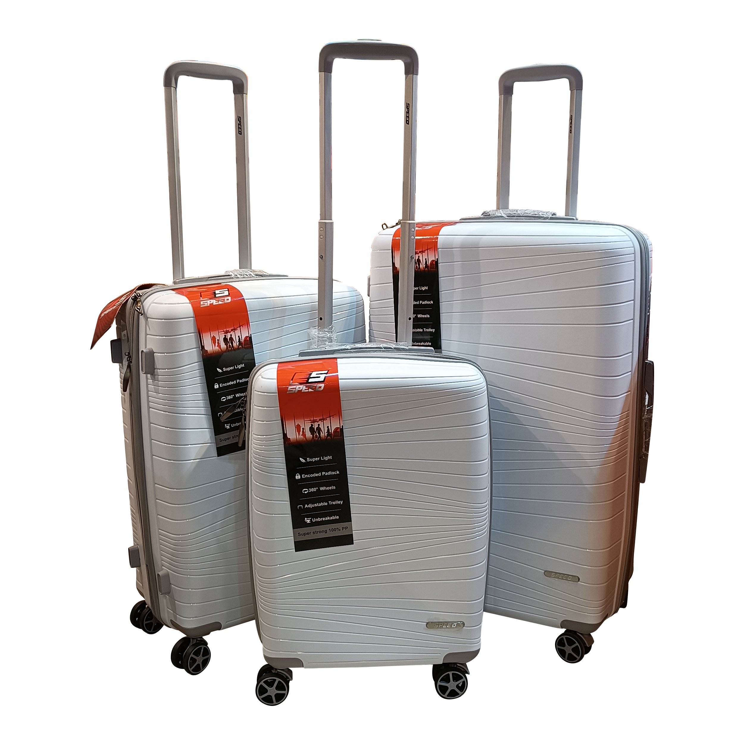 مجموعه سه عددی چمدان اسپید مدل new 01