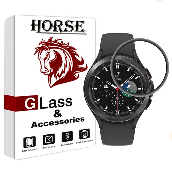 محافظ صفحه نمایش هورس مدل PMMAWH مناسب برای ساعت هوشمند سامسونگ Galaxy Watch 4 Classic 42 mm