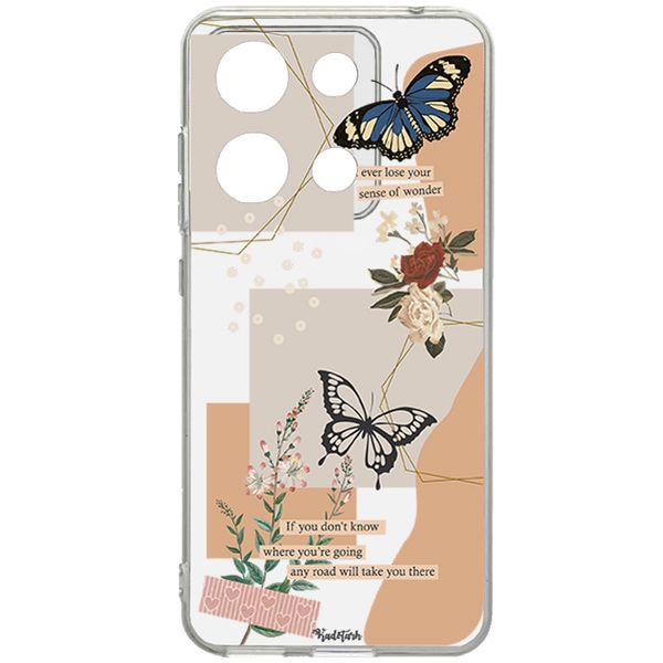 کاور طرح Butterfly مناسب برای گوشی موبایل شیائومی Note 13 4G 
