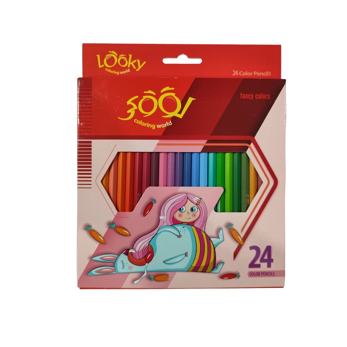 مداد رنگی 24 رنگ لوکی کد 007