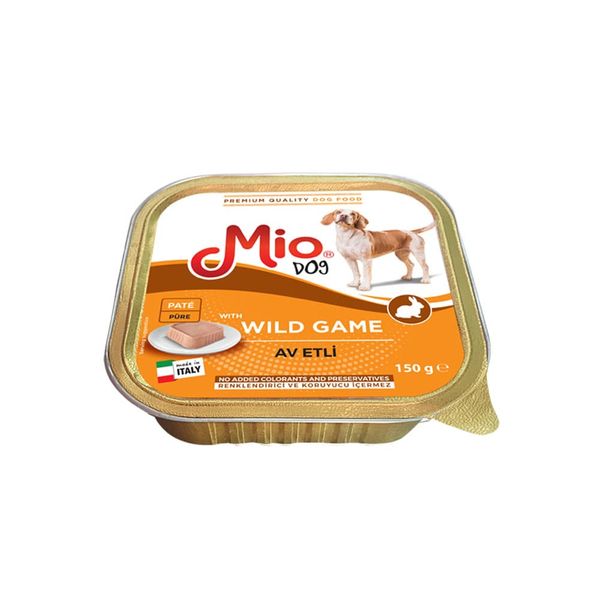 کنسرو غذای سگ میو مدل Wild Games وزن 150 گرم