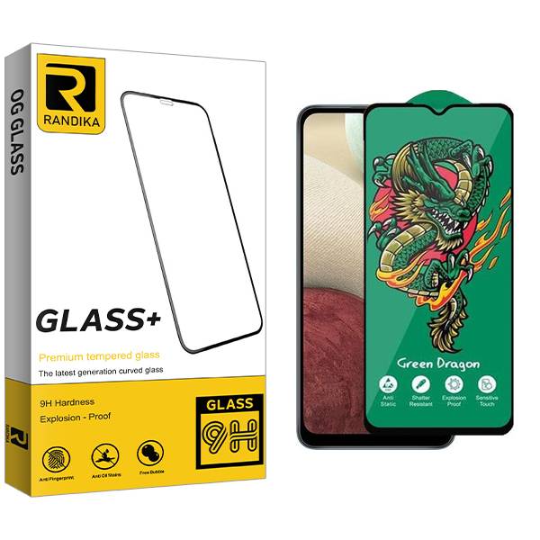 محافظ صفحه نمایش راندیکا مدل RK Green_Dragon مناسب برای گوشی موبایل سامسونگ Galaxy A12
