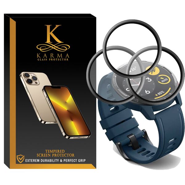 محافظ صفحه نمایش کارما مدل KA-PM مناسب برای ساعت هوشمند شیائومی Watch Color 2 بسته سه عددی