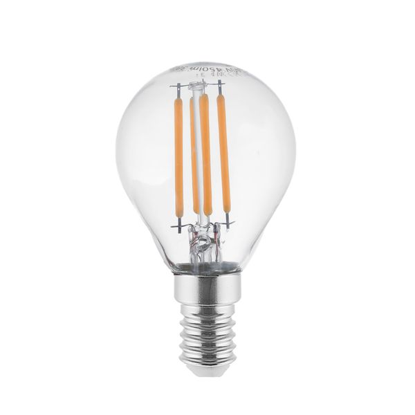 لامپ ال ای دی فیلامنتی 4 وات مصباح مدل تخم مرغی کد G45 پایه E14