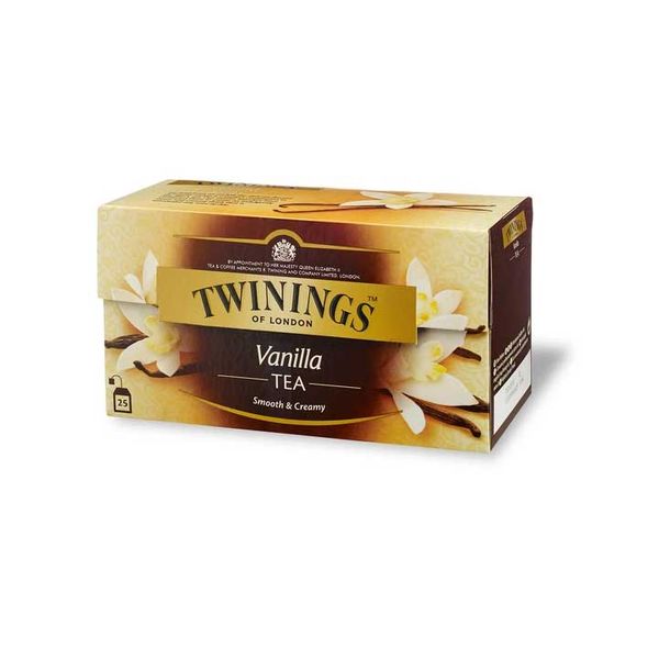 چای سیاه توینینگز با طعم وانیل - بسته 25 عددی