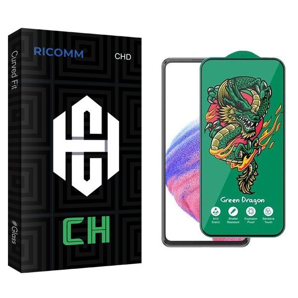 محافظ صفحه نمایش ریکام مدل CH Green_Dragon مناسب برای گوشی موبایل سامسونگ Galaxy A53 5G