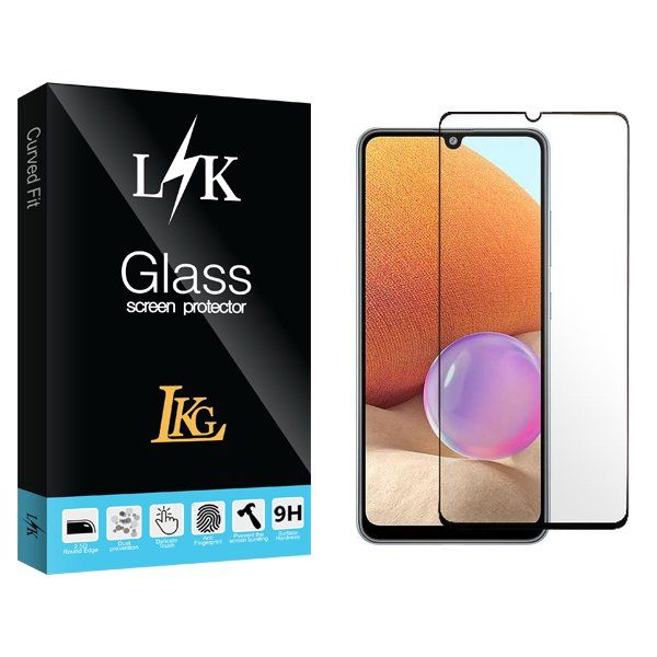 محافظ صفحه نمایش شیشه ای ال کا جی مدل LKK Full مناسب برای گوشی موبایل سامسونگ Galaxy A32 4G