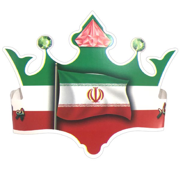 تاج مسترتم طرح پرچم ایران پلاس بسته 10 عددی