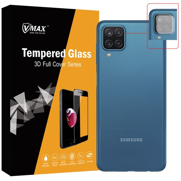  محافظ لنز دوربین وی مکس مدل VC2 مناسب برای گوشی موبایل سامسونگ Galaxy A12 بسته دو عددی