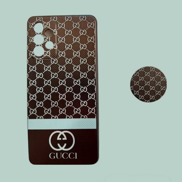 کاور گریفین مدل Gucci Collection مناسب برای گوشی موبایل سامسونگ Galaxy A52 4G / A52 5G / A52S به همراه پاپ سوکت
