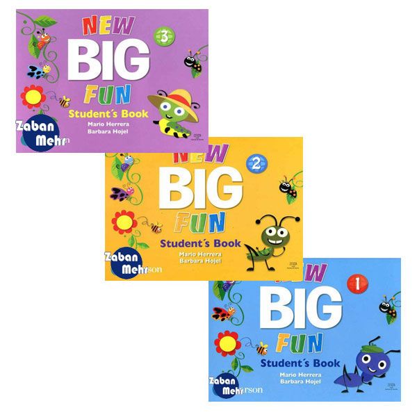 کتاب New Big Fun اثر جمعی از نویسندگان انتشارات زبان مهر 3جلدی