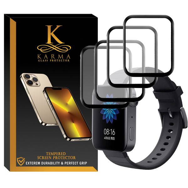 محافظ صفحه نمایش کارما مدل KA-PM مناسب برای ساعت هوشمند شیائومی Mi Watch بسته چهار عددی