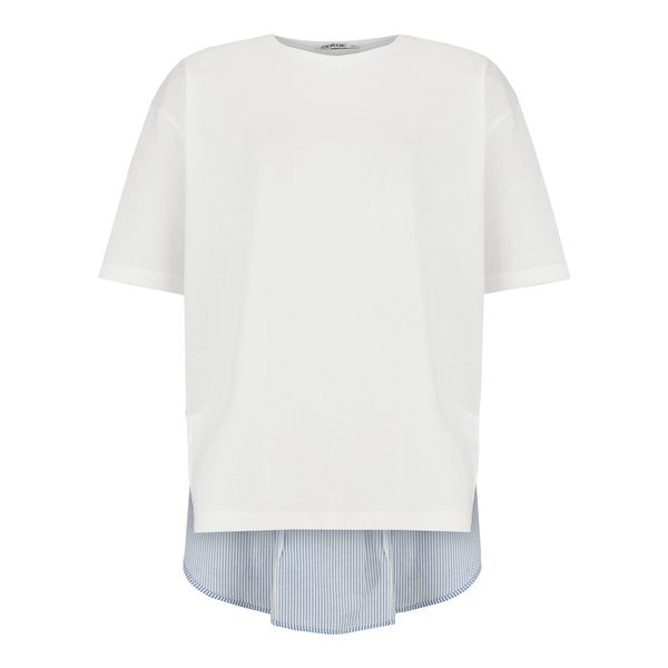 تی شرت آستین کوتاه زنانه سرژه مدل 203464 رنگ سفید