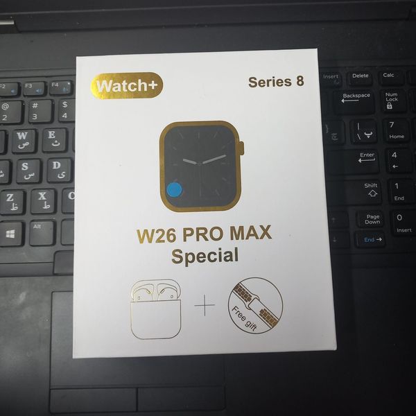 ساعت هوشمند  مدل w26 Pro Max series8 2024به همراه هدفون بلوتوثی