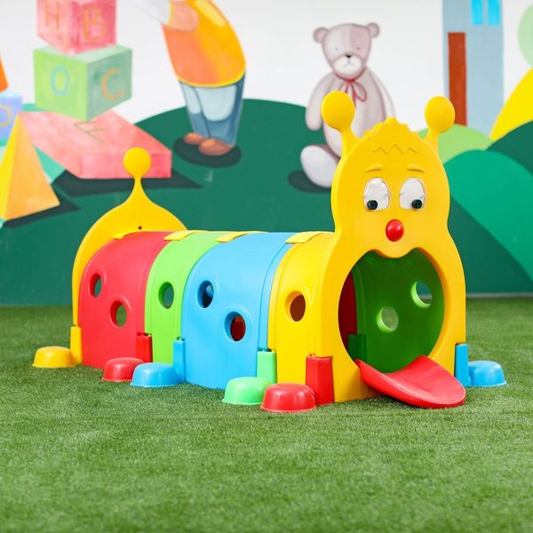 پارک بازی کودک مدل تونل هزارپا زبان دراز