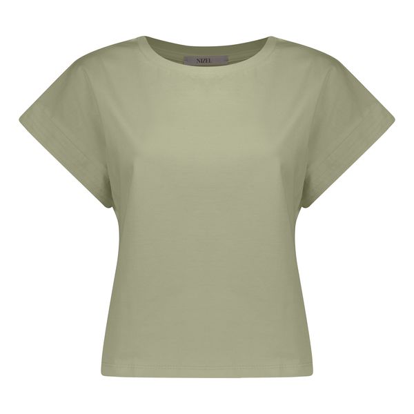 تی شرت آستین کوتاه زنانه نیزل مدل 0711-094 رنگ سبز