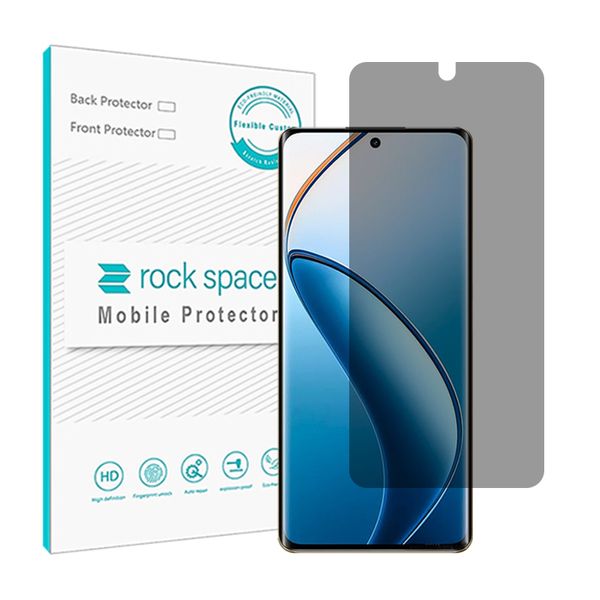 محافظ صفحه نمایش حریم شخصی راک اسپیس مدل Anti Shock مناسب برای گوشی موبایل ریلمی 12Pro