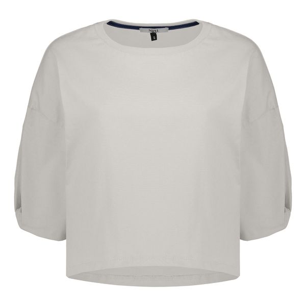تی شرت آستین کوتاه زنانه نیزل مدل 0690-001 رنگ سفید