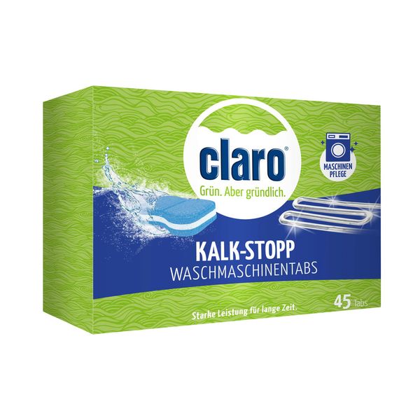 قرص جرم گیر ماشین لباسشویی کلارو مدل Kalk-Stopp بسته 45 عددی