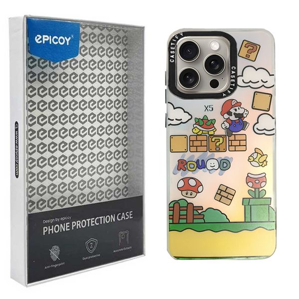 کاور اپیکوی مدل Super Mario مناسب برای گوشی موبایل اپل iPhone 15 Pro Max
