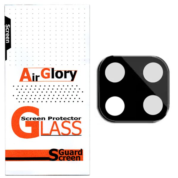 محافظ لنز دوربین شیشه ای ایرگلوری مدل سه بعدی 3 مناسب برای گوشی موبایل شیائومی Poco C3
