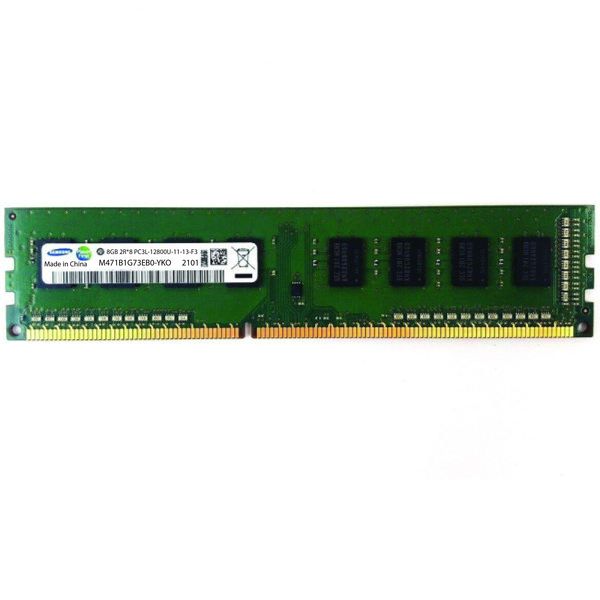 رم دسکتاپ DDR3 تک کاناله 1600 مگاهرتز CL11 سامسونگ مدل PC3 ظرفیت 8 گیگابایت