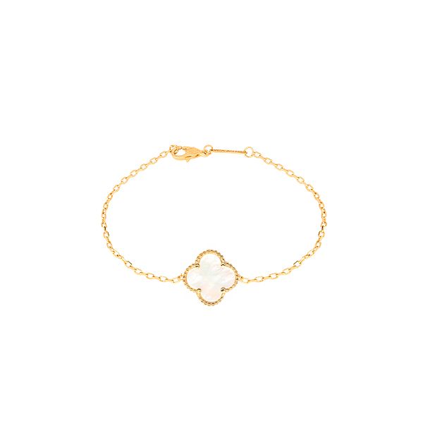 دستبند طلا 18 عیار زنانه ماوی گالری مدل ونکلیف 1