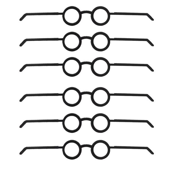 عینک عروسک ملورین هنر کد blk-6 بسته 6 عددی