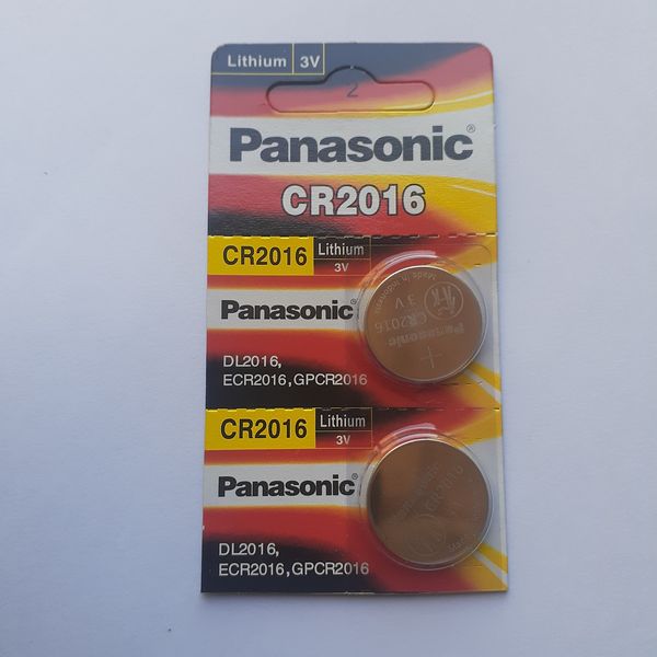باتری سکه ای پاناسونیک مدل CR2016 بسته 2 عددی