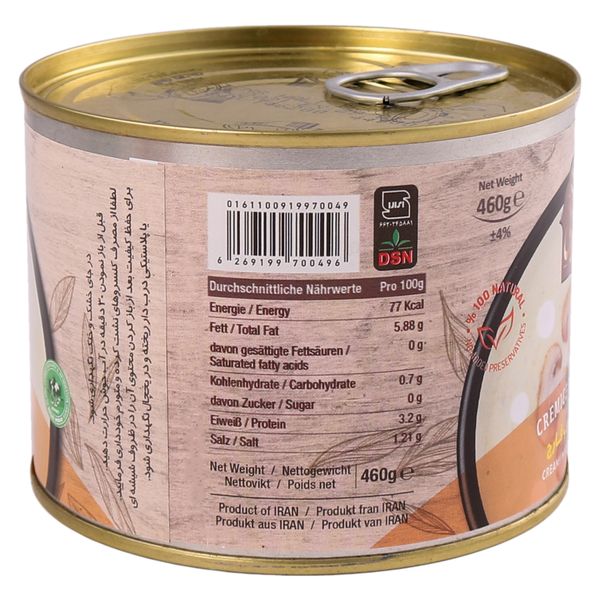 کنسرو سوپ قارچ میکس شده گیلانی -460 گرم