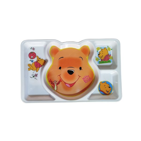 ظرف غذای کودک طرح خرس پونی کد 1001 