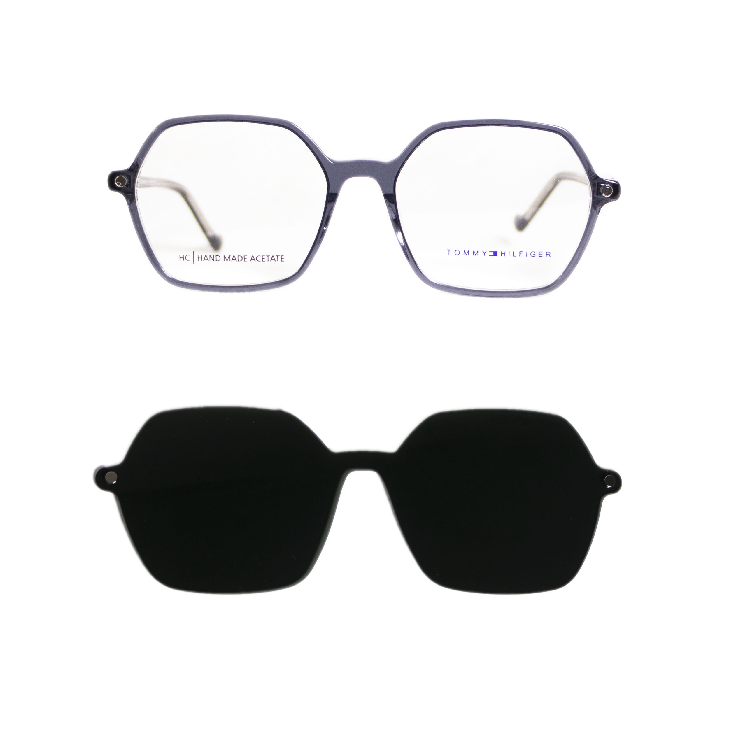 فریم عینک طبی تامی هیلفیگر مدل 99906 C6 به همراه کاور آفتابی