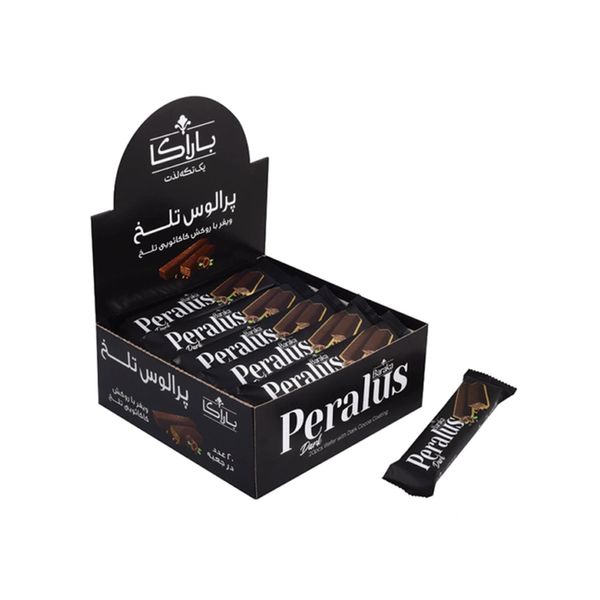 ویفر پرالوس با روکش شکلات دارک باراکا - 35 گرم بسته 20 عددی