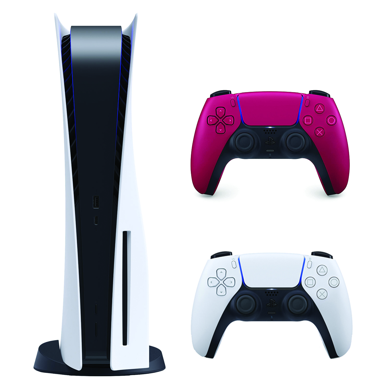  کنسول بازی سونی مدل PlayStation 5 ظرفیت 825 گیگابایت به همراه دسته اضافی