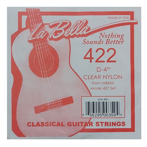 سیم شماره چهارم گیتار لا بلا مدل 422