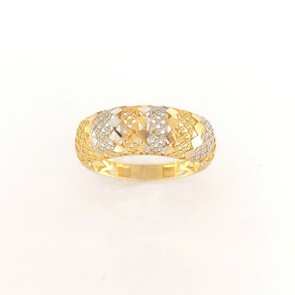 انگشتر طلا 18 عیار زنانه طلا و جواهرسازی افرا مدل 179