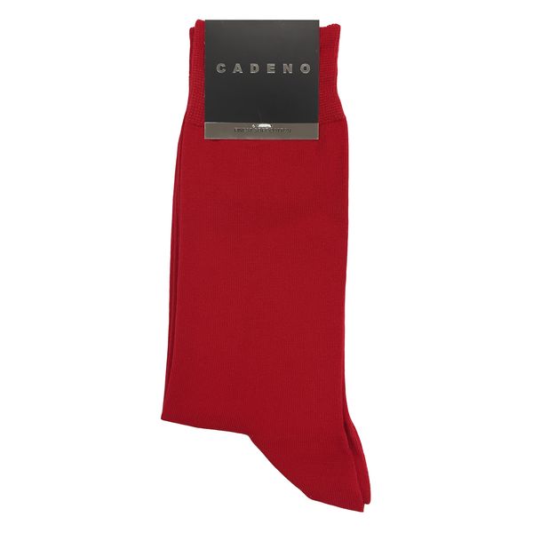 جوراب مردانه کادنو مدل CAF1001 رنگ قرمز