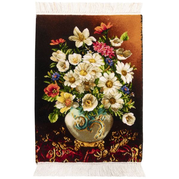 فرش دستباف دیوارکوب سی پرشیا مدل گل در گلدان کد 903287