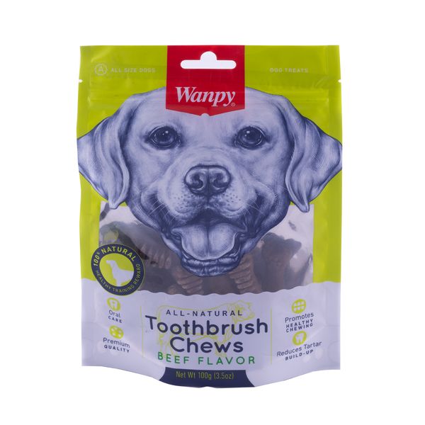 غذای تشویقی سگ ونپی مدل toothbrush وزن 100 گرم